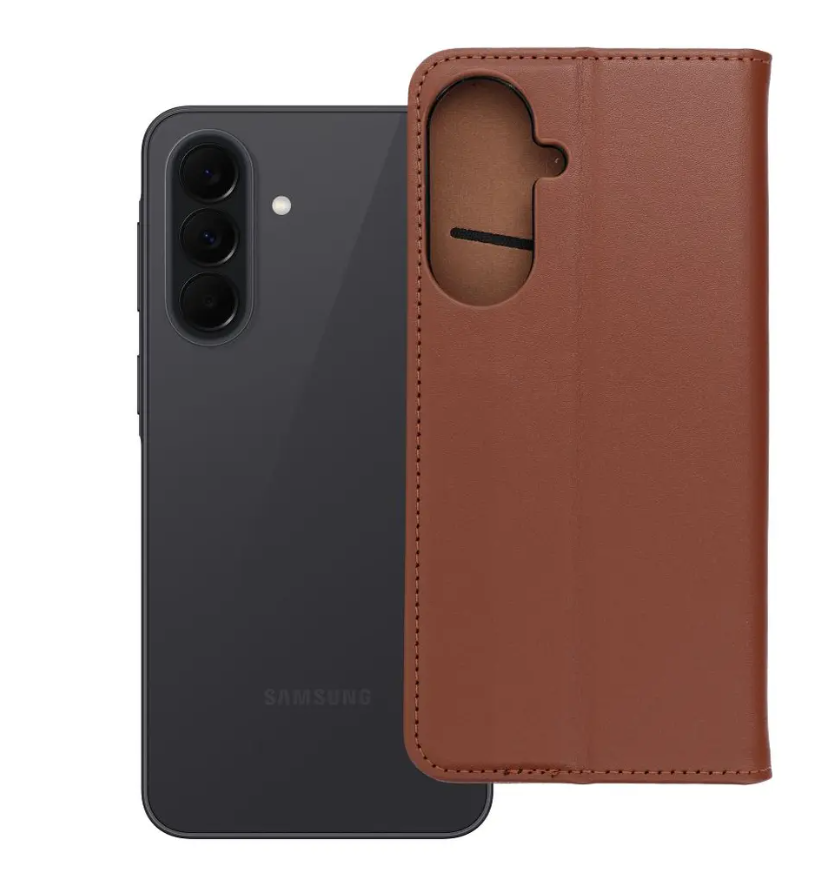 Ümbris kaanega Leather Smart Pro Book Samsung A37 (pruun)