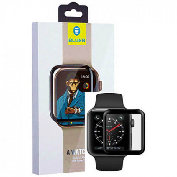 Kaitseklaas Mr.Monkey Full Glue Apple Watch 44mm (must)