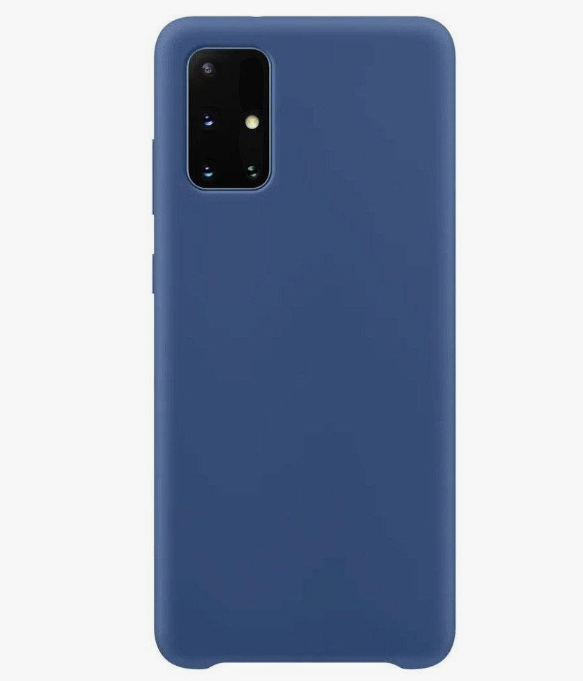 Silikoon Rubber TPU Samsung S21 Ultra (tumesinine)