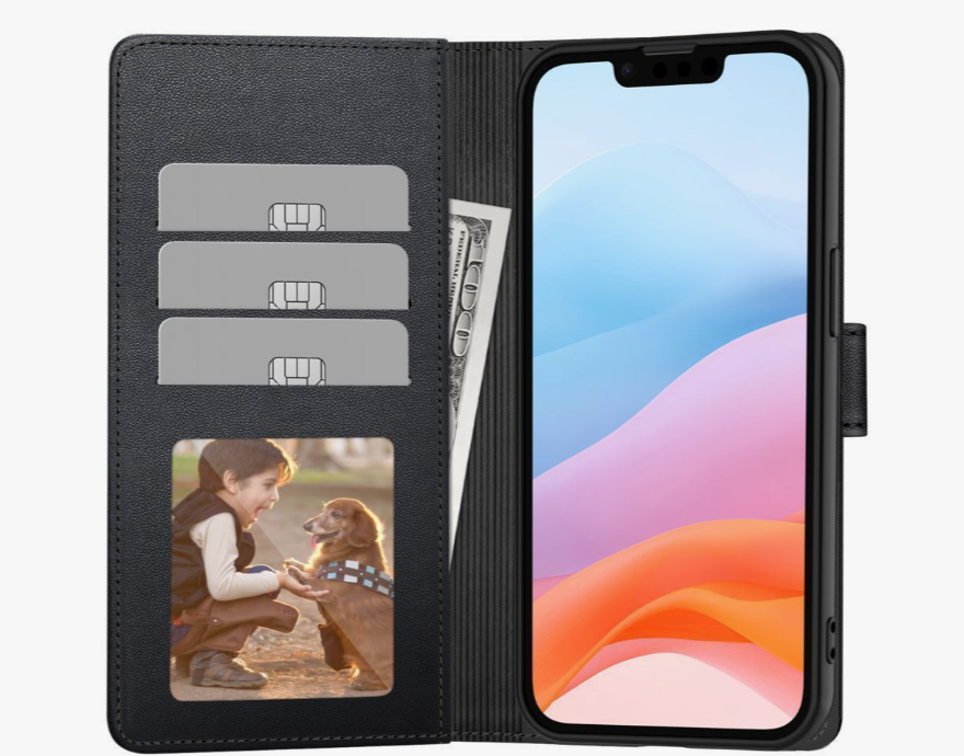Ümbris kaanega Tech-Protect Wallet Samsung A17 (must)