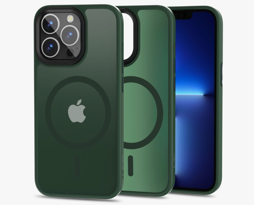 Ümbris Tech-Protect MagMat MagSafe iPhone 13 Pro (tumeroheline)