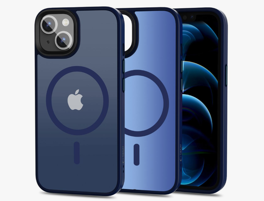 Ümbris Tech-Protect MagMat MagSafe iPhone 13/ iPhone 14 (sinine)