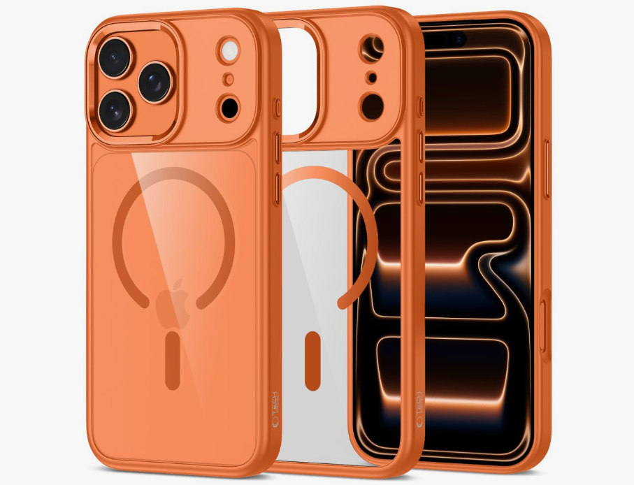 Ümbris Tech-Protect MagMat MagSafe iPhone 17 Pro Max (oranz)