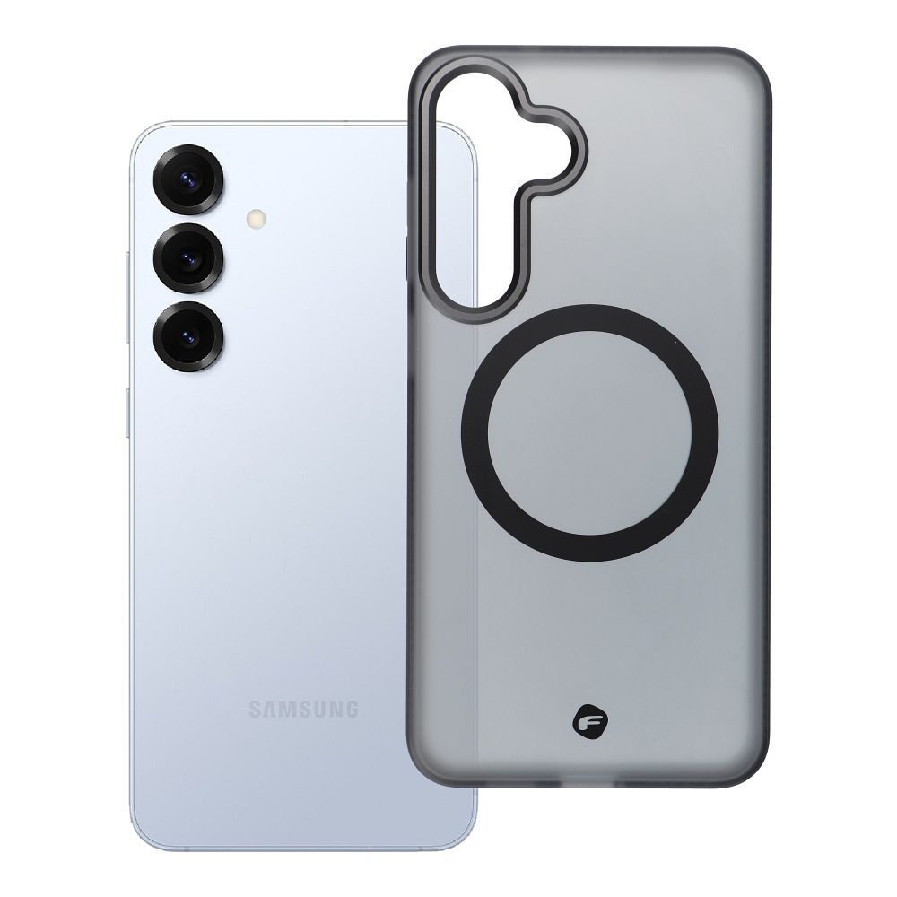 Ümbris FORCELL F-PROTECT Levels MagSafe Samsung S25 Plus (must)