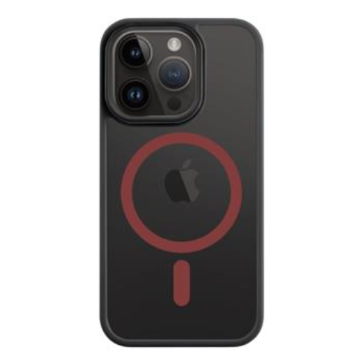 Ümbris Superstealth MagSafe iPhone 14 Pro Max (punane/must)