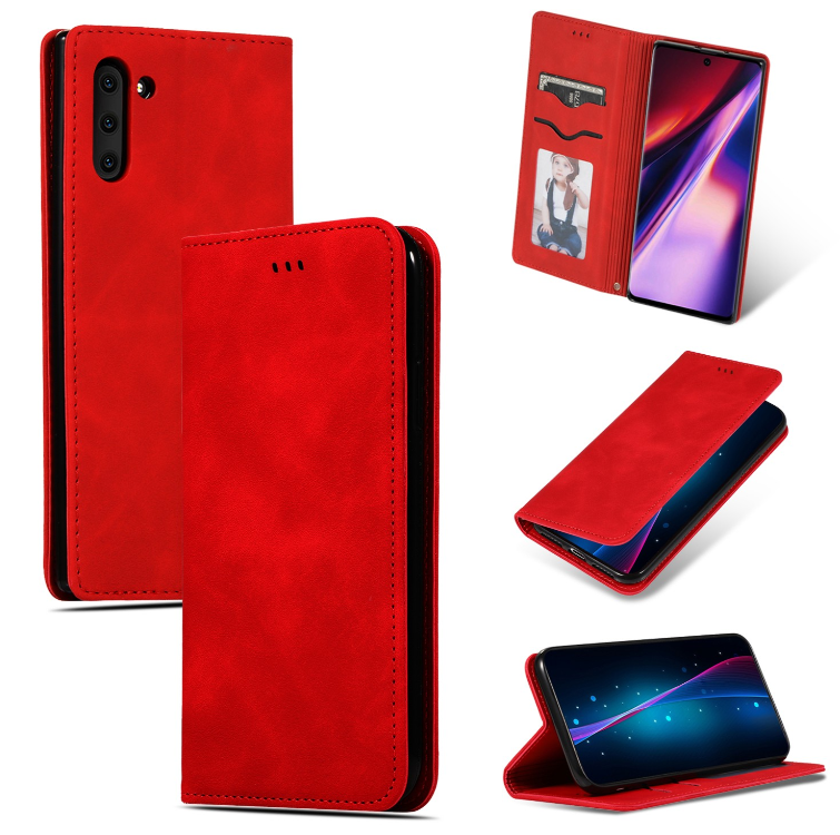 Ümbris kaanega Business Style Xiaomi Redmi Note 11 4G / Note 11S (punane)