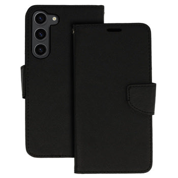 Ümbris kaanega Fancy Book Samsung S23 Plus (must)