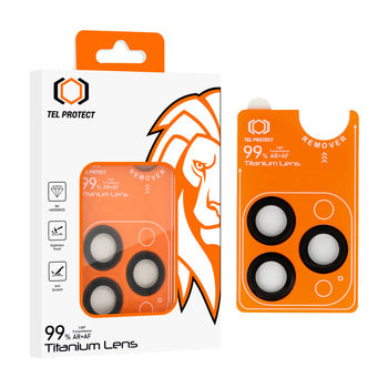 Kaitseklaas Tel Protect Titanium tagakaamerale Iphone 16 Pro/16 Pro Max (must)