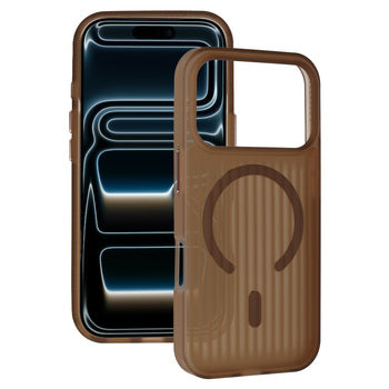 Ümbris Tel Protect Twist Magsafe Samsung S26 (läbipaistev / pruun)