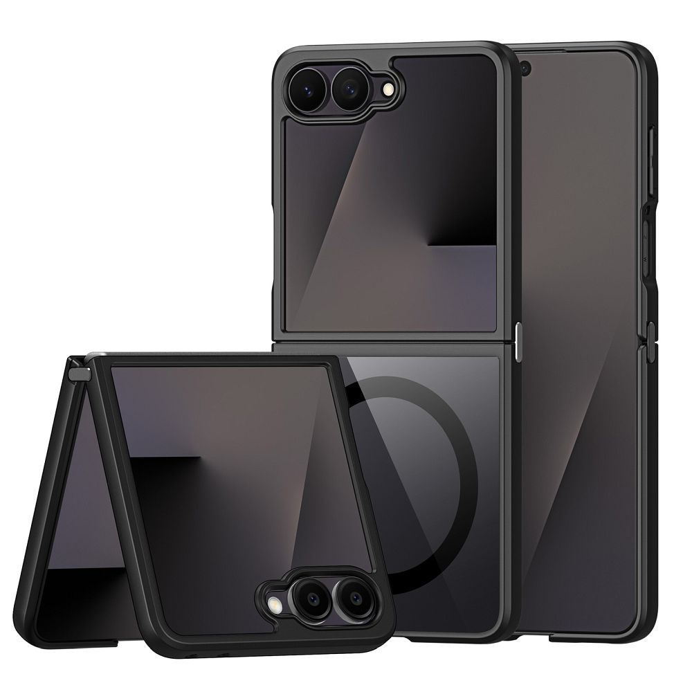 Ümbris Dux Ducis Aimo Mag Samsung Galaxy Z Flip 8 (läbipaistev / must)