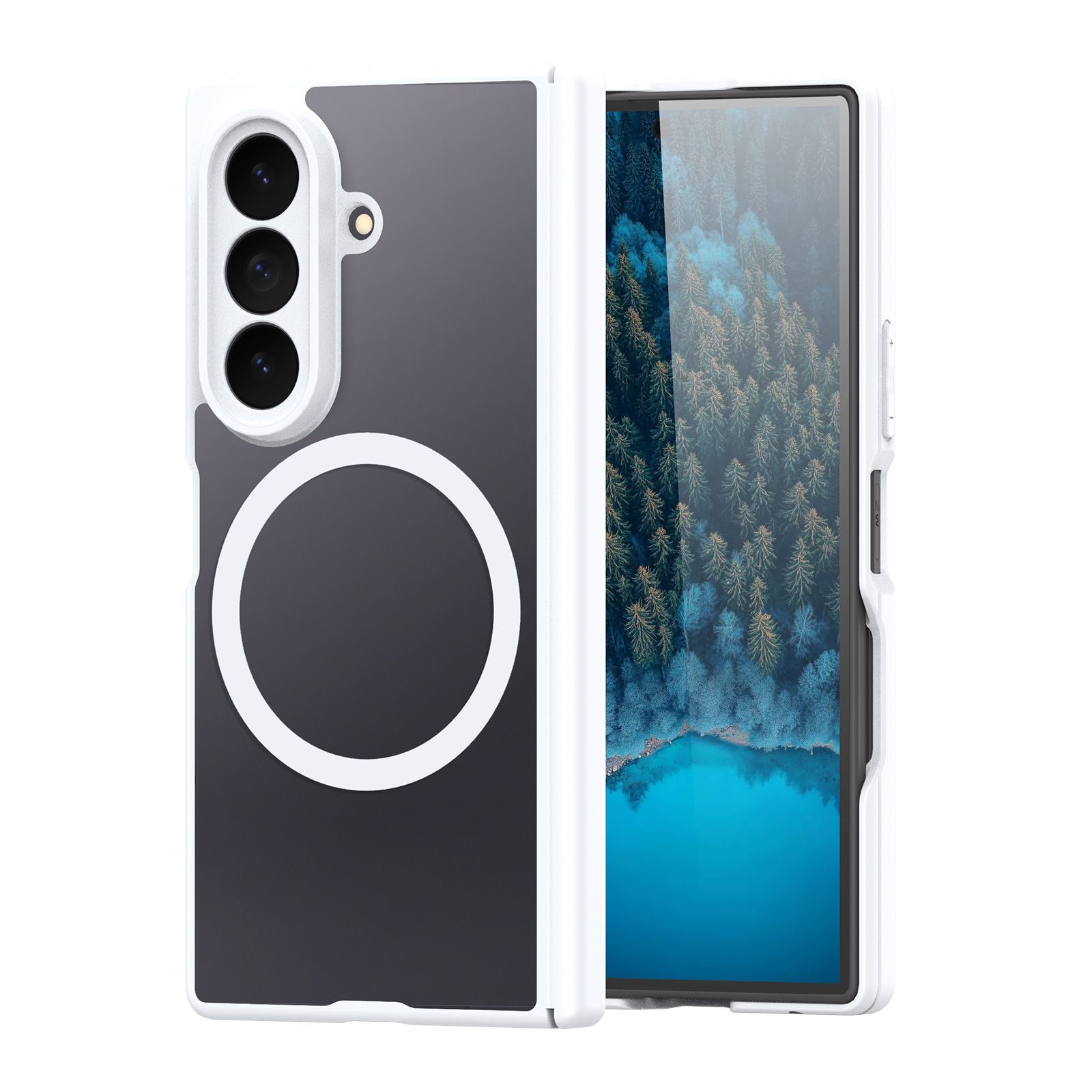 Ümbris Dux Ducis EXPN Mag Samsung Z Fold 8 Ultra (läbipaistev / valge)