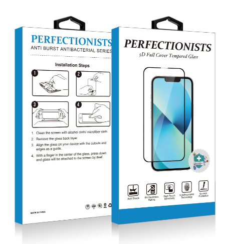 Kaitseklaas 5D Perfectionists Tempered Glass Apple iPhone 7 / 8 / SE 2020 / SE 2022 (must)