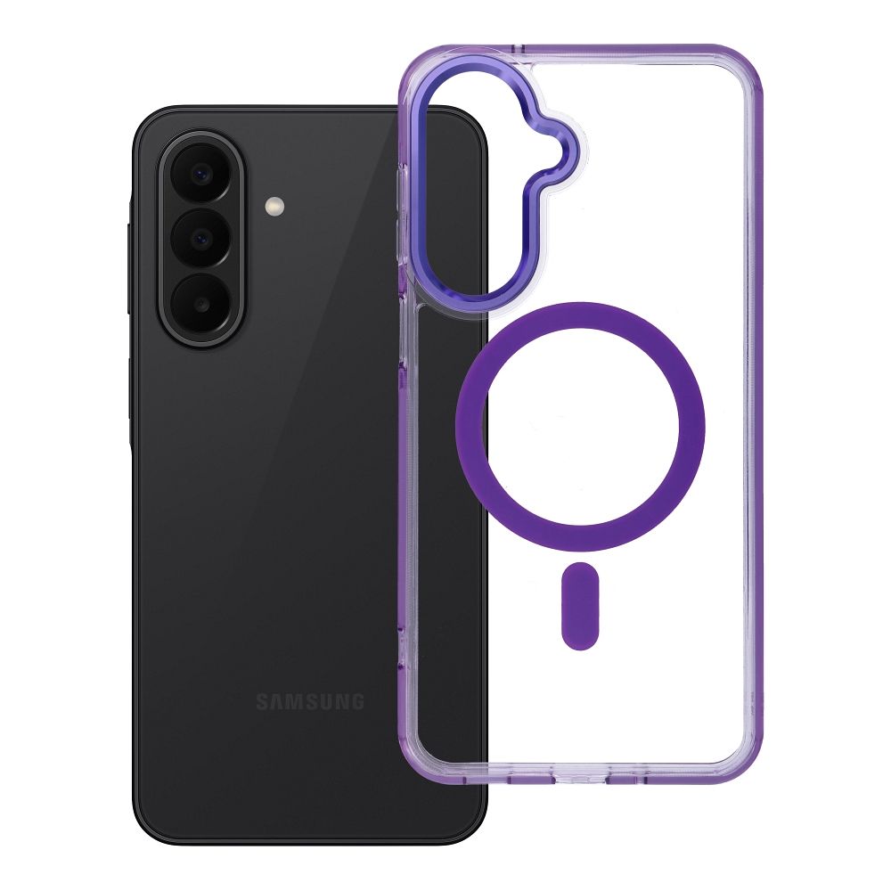 Ümbris FRAME CLEAR HYBRID MAG COVER Samsung A27 (lilla)
