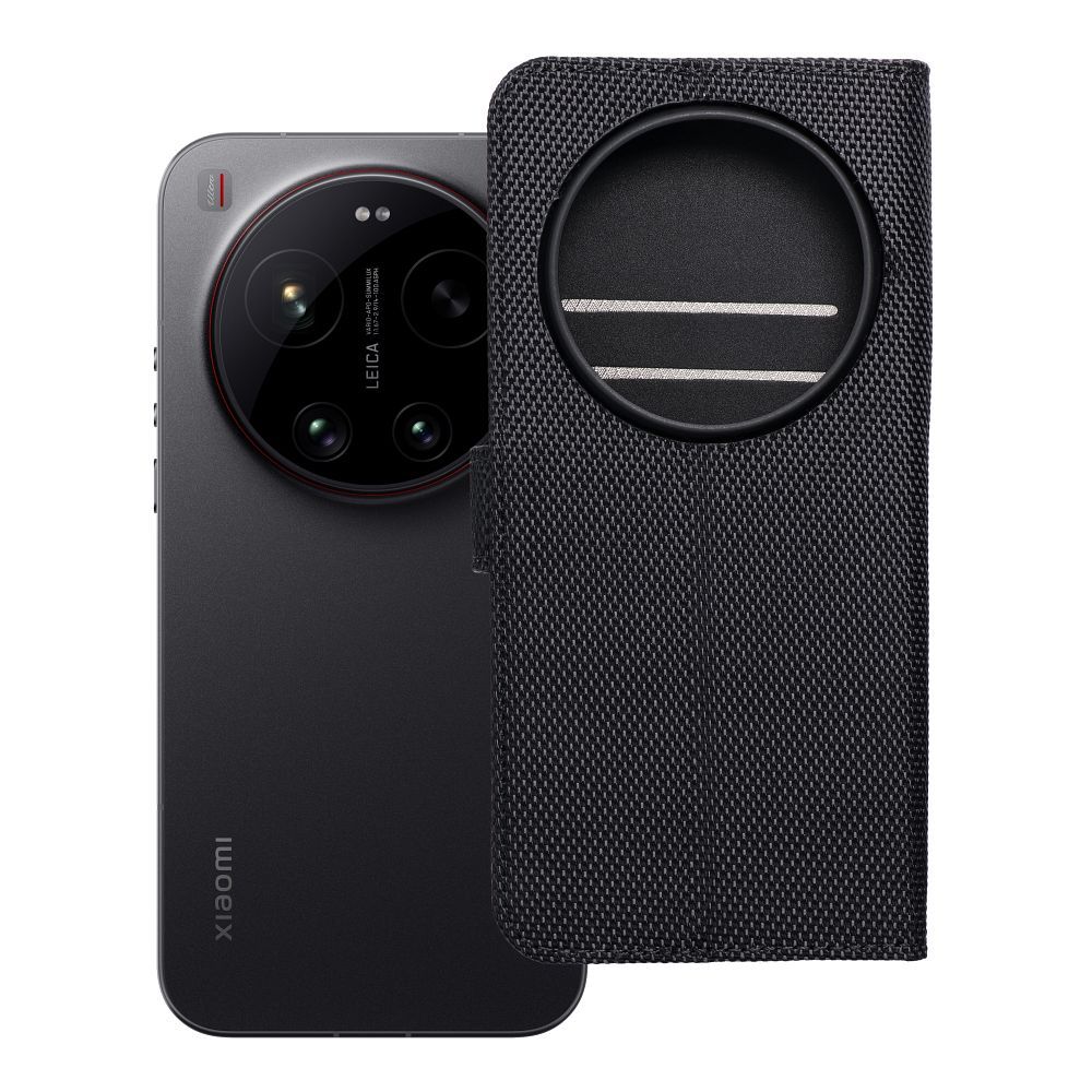 Ümbris kaanega Anti-Theft 4Card RFID Xiaomi 17 Ultra (must)