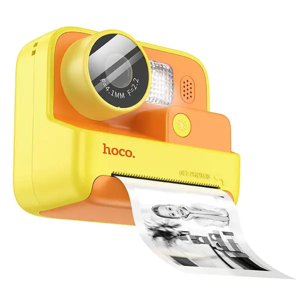 Digitaalne lastekaamera printeriga Hoco DV200 1MP 2.0" HD Ready (kollane)
