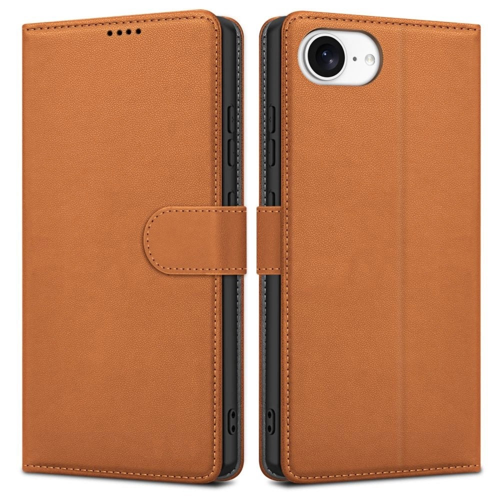 Ümbris kaanega Fancy Wallet Samsung A16 (pruun)