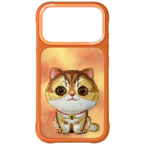 Ümbris Nimmy BIG EYED PET Сat iPhone 17 Pro (oranž)