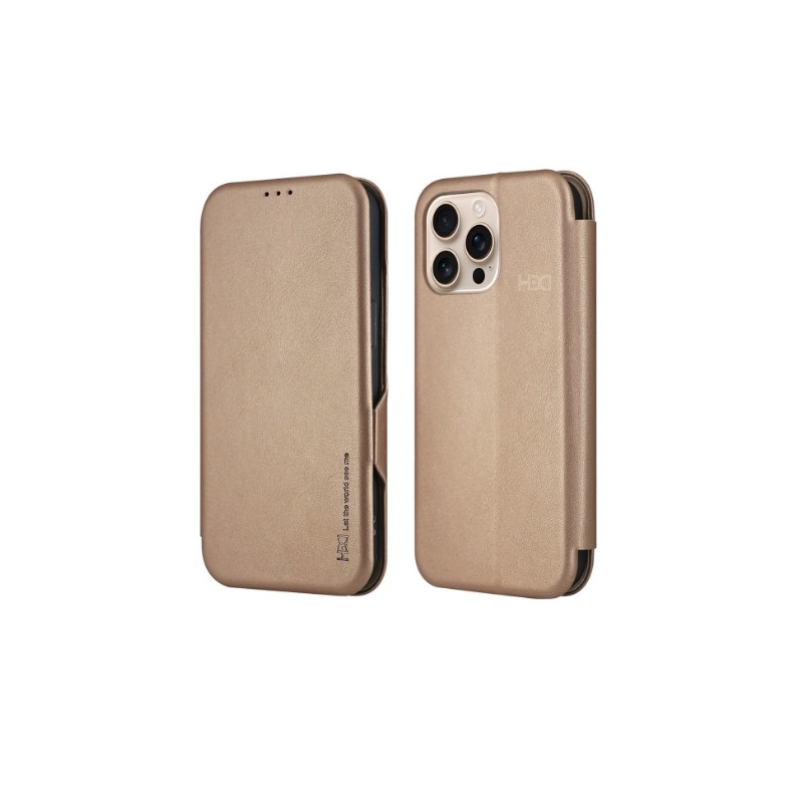Ümbris kaanega HDD Classic Wallet Case Samsung A52/ A52s (kuldne)