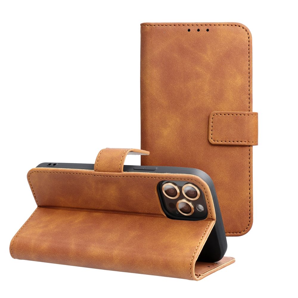Ümbris kaanega TENDER Book Xiaomi Redmi Note 15 5G (pruun)