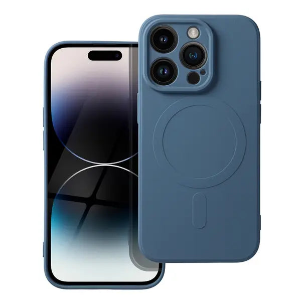 Ümbris Silicone Mag Cover iPhone 14 Pro (sinine)