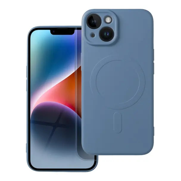 Ümbris Silicone Mag Cover iPhone 14 (sinine)