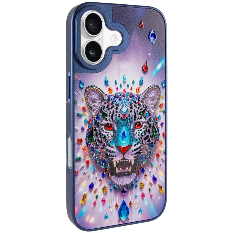 Ümbris Crystal Hunt with Magnetic Fit for Apple iPhone 16 (sinine)