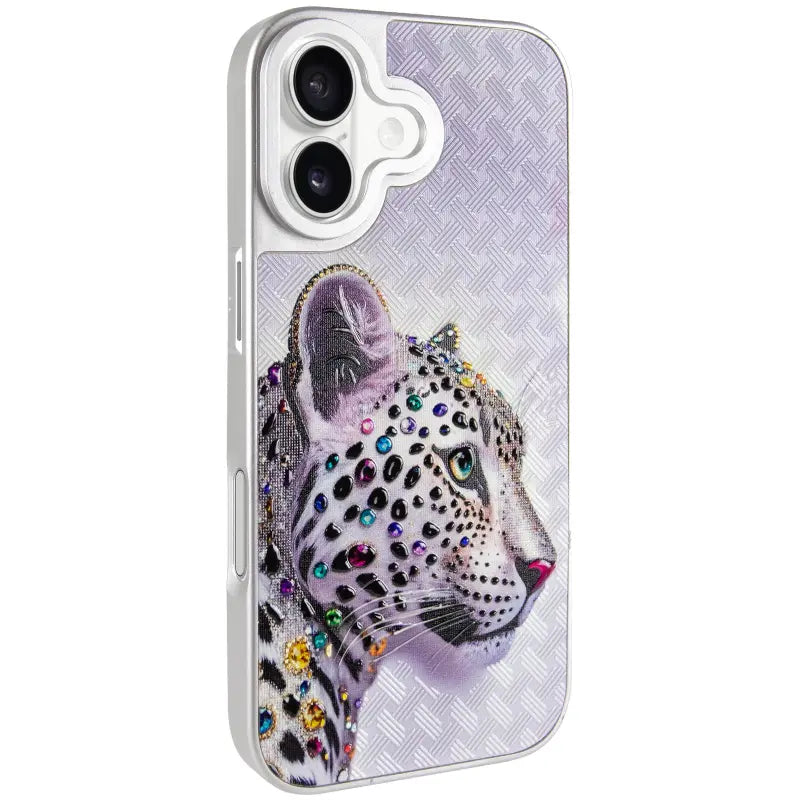 Ümbris Crystal Hunt with Magnetic Fit for Apple iPhone 16 (valge)