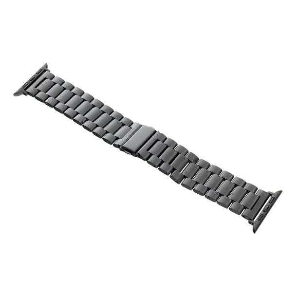 Kellarihm Apple Watch Forcell F-Design FA10 terasest klambriga 42 / 44 / 45 / 49 mm (must)