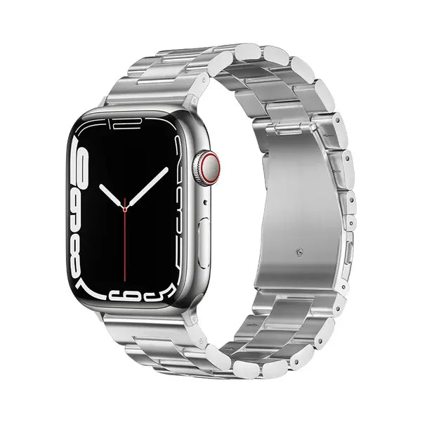 Kellarihm Apple Watch Forcell F-Design FA10 terasest klambriga 42 / 44 / 45 / 49 mm (hõbedane)