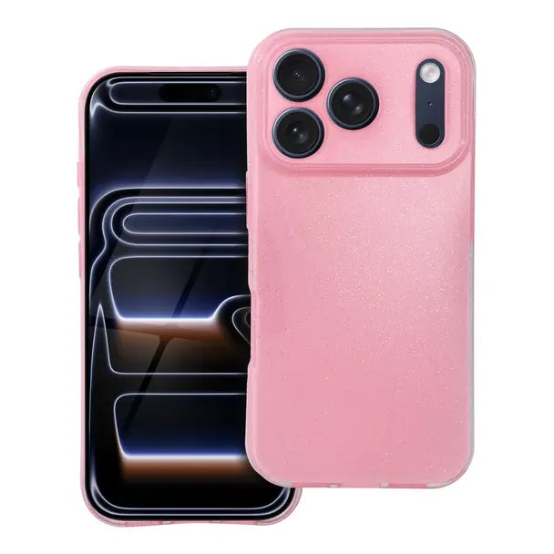 Ümbris iPhone 17 Pro / 18 Pro jaoks (madal kaameraäär) Clear Case 2 mm Blink (roosa)
