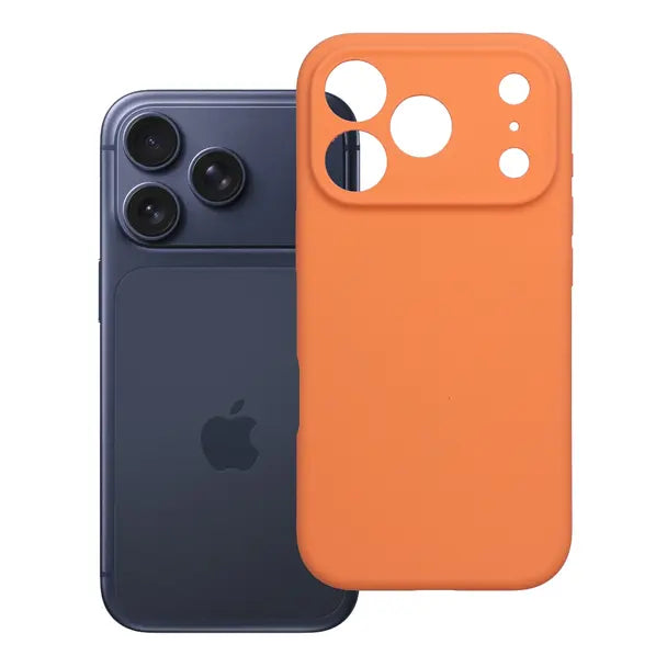 Ümbris iPhone 17 Pro / 18 Pro (madal kaameraäär) Forcell F-Protect Rubber Premium, Magsafe(oranž)