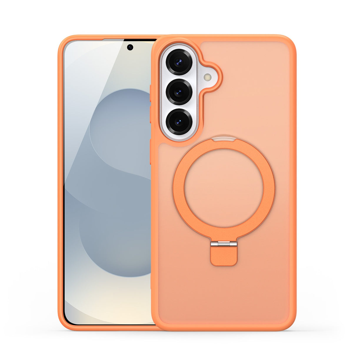 Ümbris Dux Ducis Yind Mag Ring Stand Samsung S26 Plus (oranž)