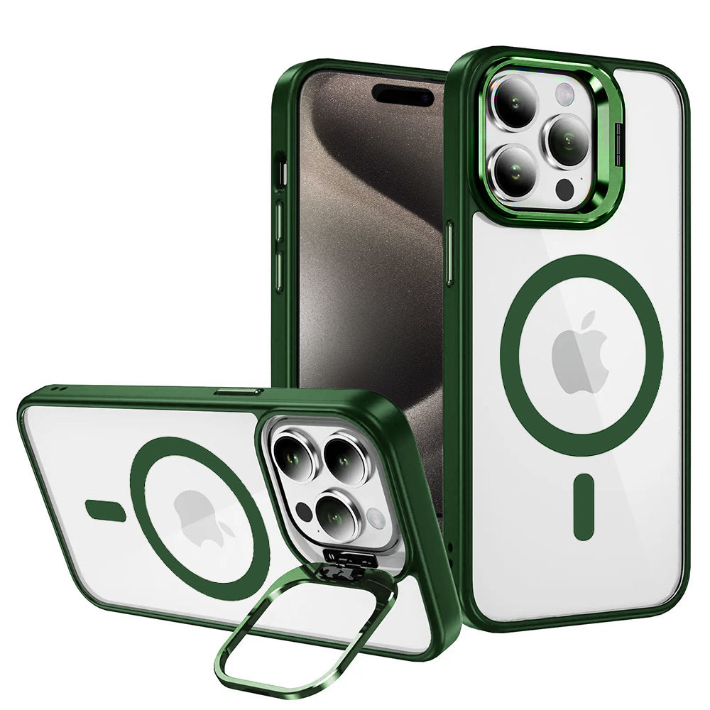 Ümbris Tel Protect Kickstand Magsafe iPhone 11 (roheline)