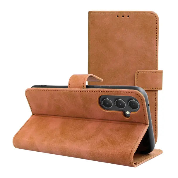 Ümbris kaanega TENDER Book Samsung A54 5G (pruun)