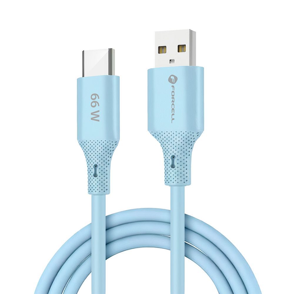 Juhe Forcell F-Energy C342 QC4.0 USB-A - Type-C 3A 66W 1m (helesinine)