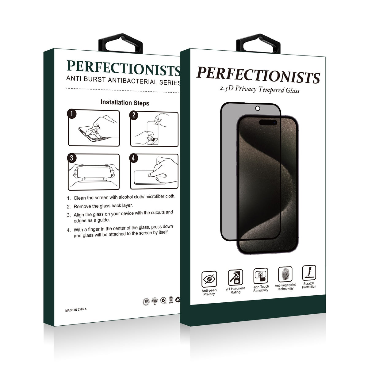 Kaitseklaas 2.5D Perfectionist Privacy Samsung S26 Ultra (must)