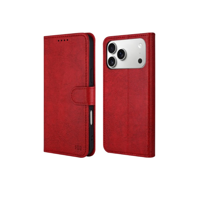 Ümbris kaanega HDD Clasp Wallet Case Samsung А40 (punane)