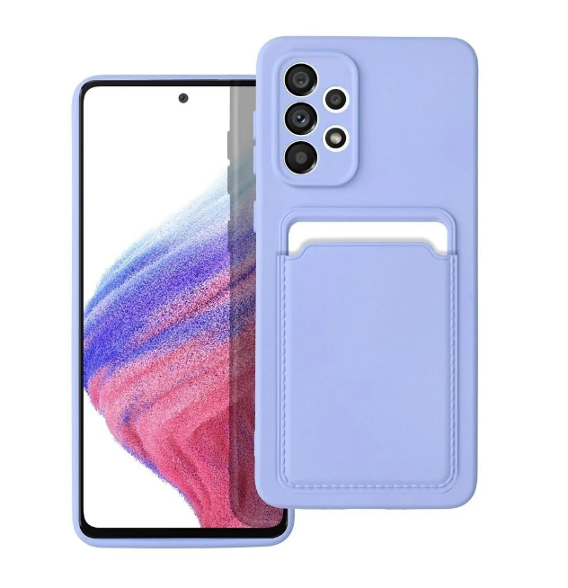 Silikoon Forcell Card Samsung Galaxy S23 (lilla)