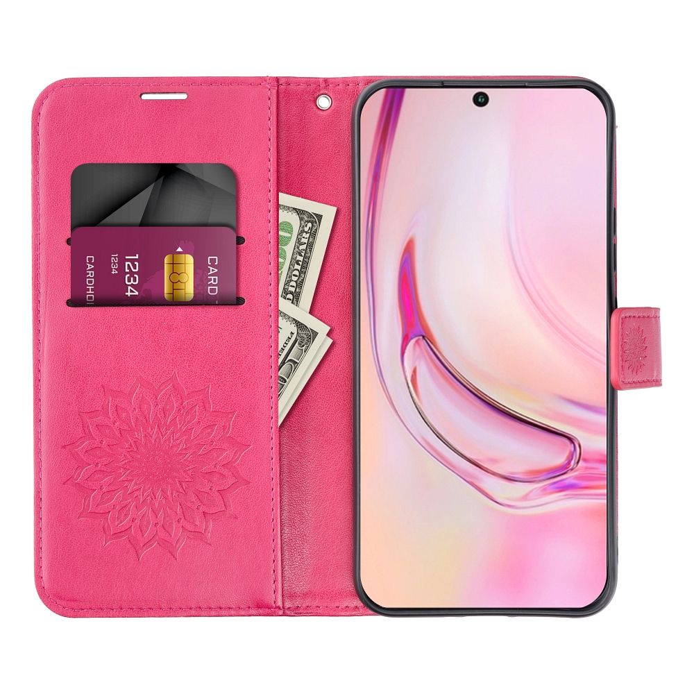 Ümbris kaanega Mezzo Book Samsung A27 (tumeroosa)