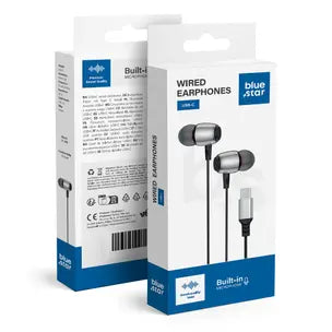 Kõrvaklapid Blue Star M09C 1.2m (must)