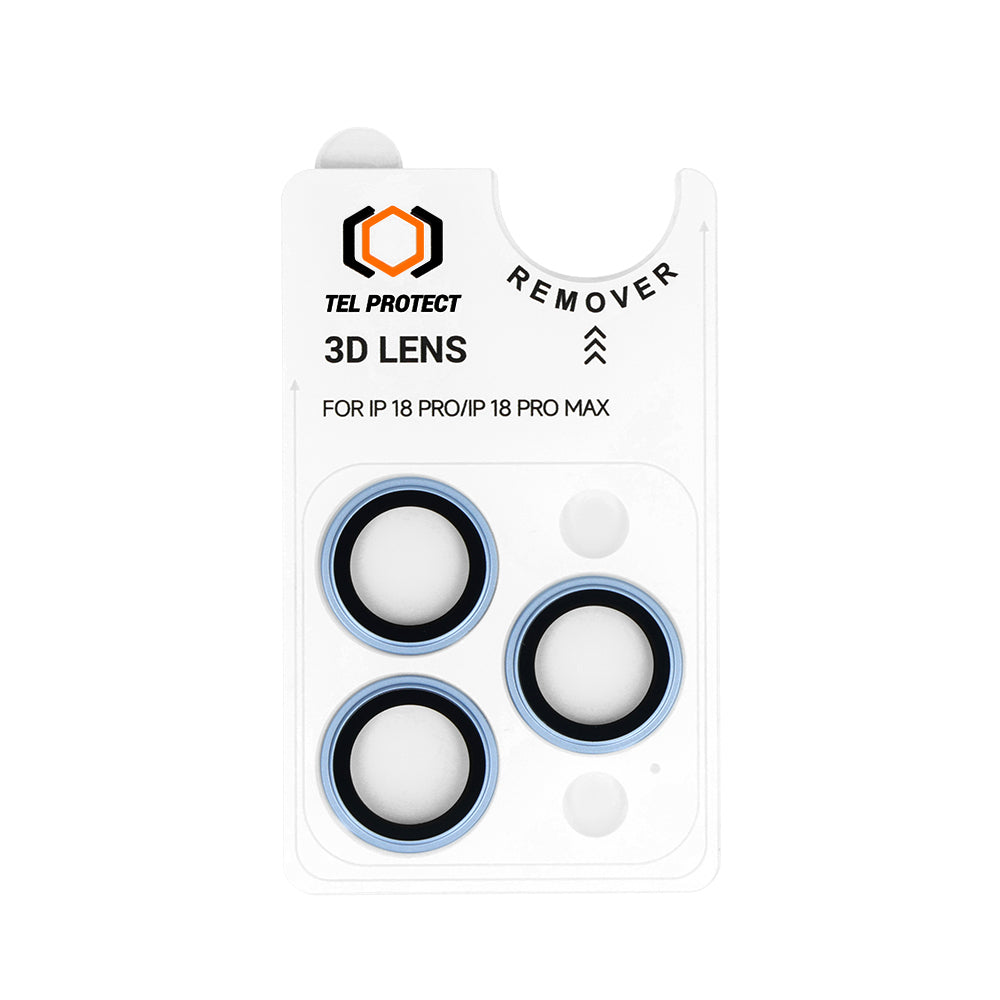 Kaitseklaas tagakaamerale Tel Protect 3D Iphone 18 Pro/18 Pro Max (helesinine)