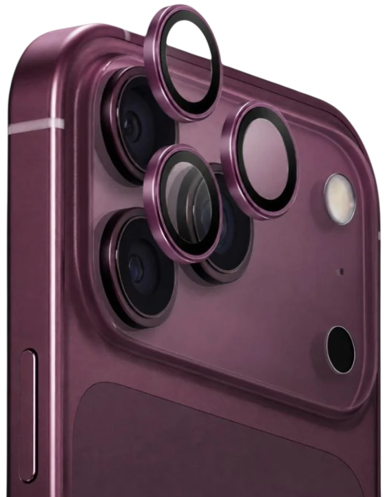 Kaitseklaas tagakaamerale Tel Protect 3D Iphone 18 Pro/18 Pro Max (viinamari)