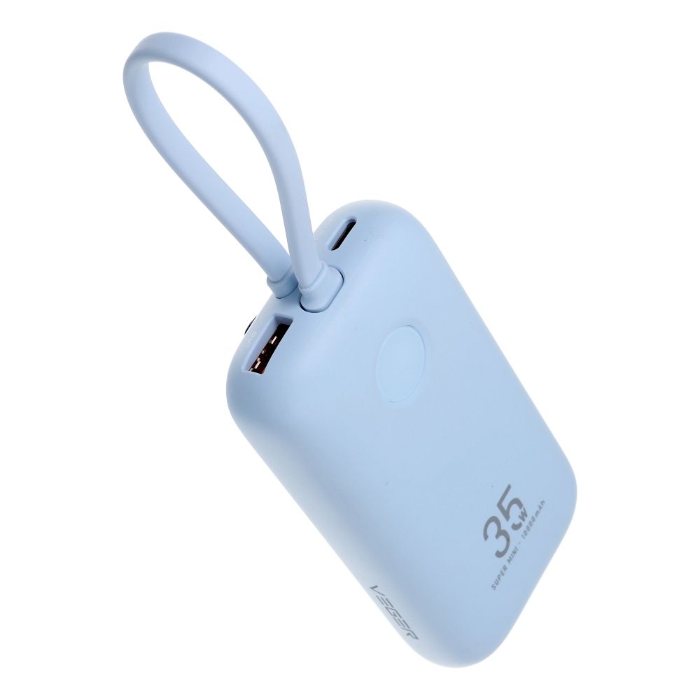 Akupank Veger K1 35W 10000mAh (helesinine)