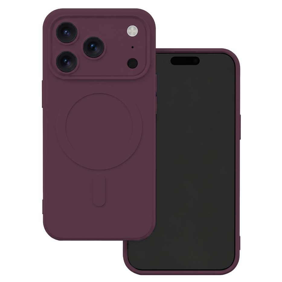 Silikoon Simple Color Mag iPhone 18 Pro Max/ 17 Pro Max (viinamari)