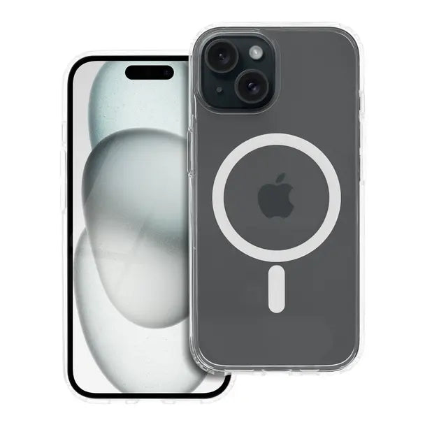 Ümbris Forcell F-Protect Clear Hybrid MagSafe iPhone 15  (läbipaistev)