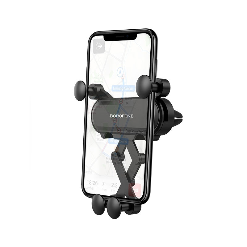 Telefoni hoidik autosse Borofone BH19 (must)