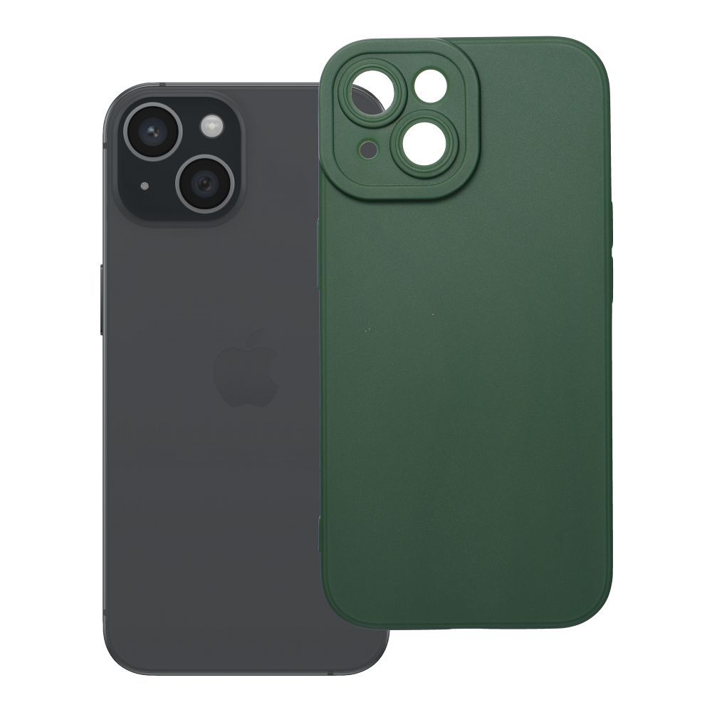 Ümbris MATT 2.0 iPhone 15 (tumeroheline)