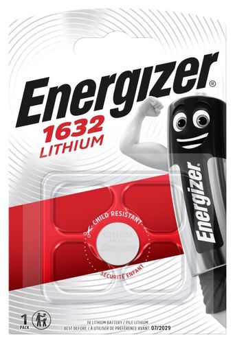 Liitiumaku Energizer CR1632, 1 tk. (hõbe)