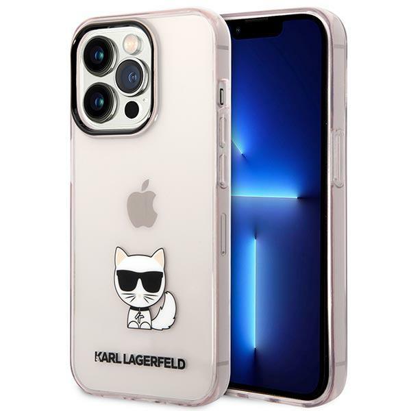 Karl Lagerfeld Ümbris KLHCP14XCTTRI Iphone 14 Pro Max (roosa/läbipaistev)