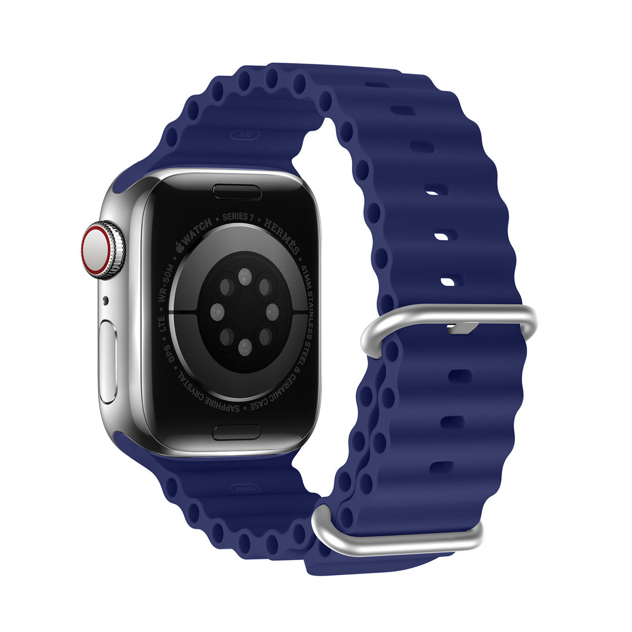 Kellarihm Dux Ducis OceanWave Apple Watch 42mm/44mm/45mm/49mm (sinine)